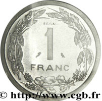 1 franc - Etats de l'Afrique Equatoriale