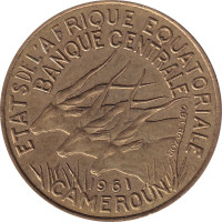 10 francs - Etats de l'Afrique Equatoriale