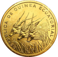 25 francos - Guinée Équatoriale