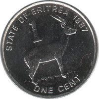 1 cent - Érythrée