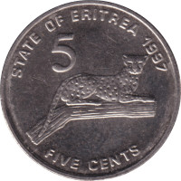 5 cents - Erythrée