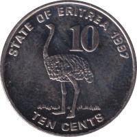 10 cents - Erythrée