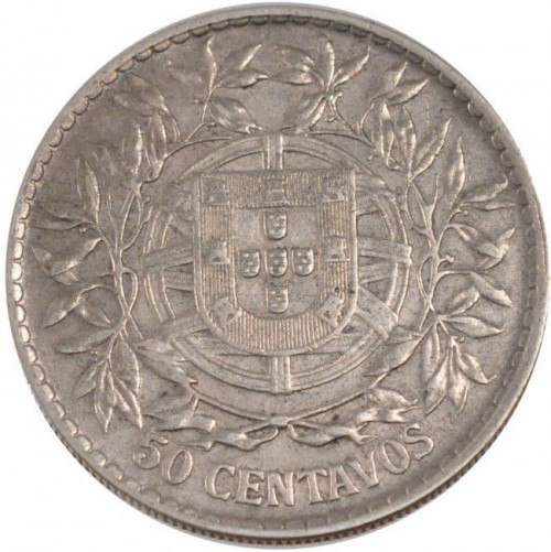 50 centavos - Escudo