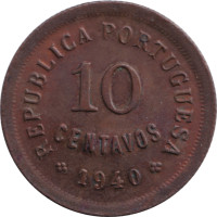 10 centavos - Escudo
