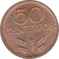 50 centavos - Escudo