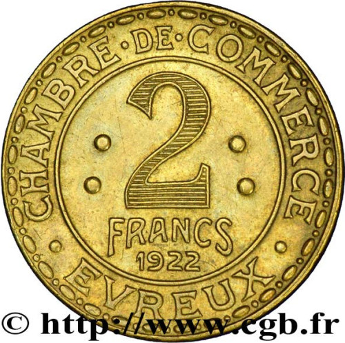 2 francs - Evreux