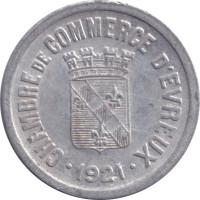 25 centimes - Evreux