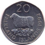 20 pence - Falkland Islands