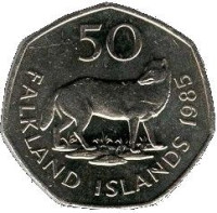 50 pence - Falkland Islands
