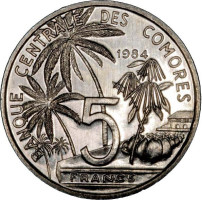 5 francs - République fédérale