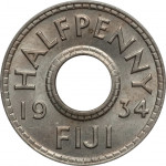 1/2 penny - Fidji