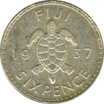 6 pence - Fidji