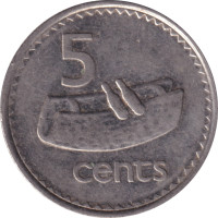 5 cents - Fidji