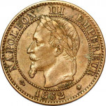 2 centimes - Franc
