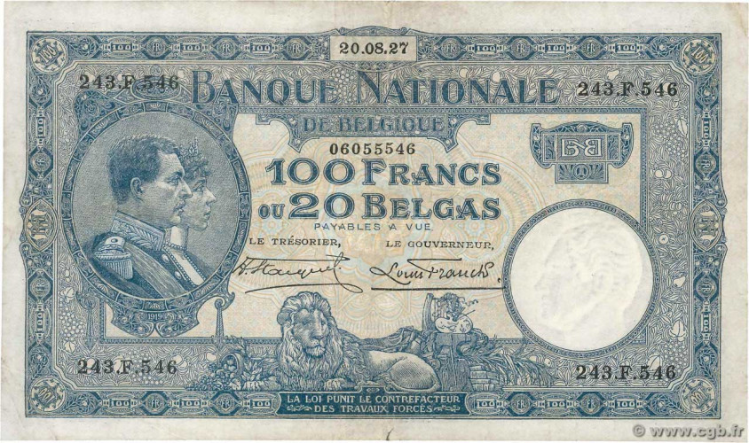 100 francs - Franc