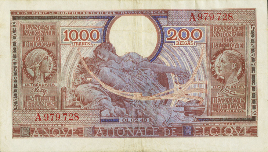 1000 francs - Franc