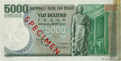 5000 francs - Franc
