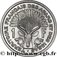 1 franc - Afars et Issas