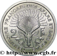 2 francs - Afars et Issas