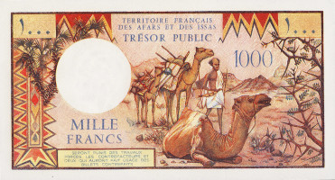 1000 francs - French Afars and Issas