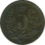 5 centimes - Colonie française