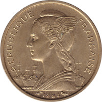 10 francs - Colonie française