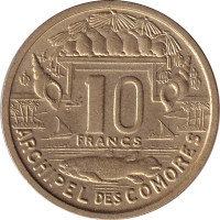 10 francs - French Colony