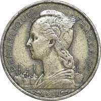 10 francs - Colonie française