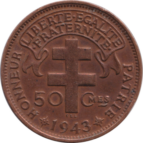 50 centimes - French Equatorial Africa