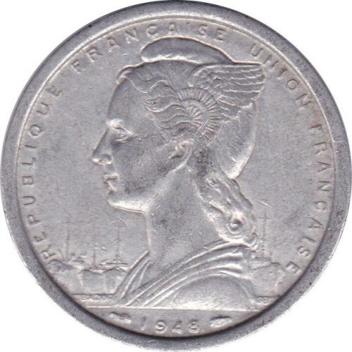 2 francs - Afrique Équatoriale Française