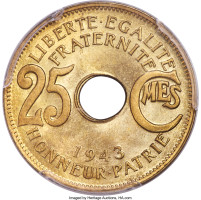 25 centimes - Afrique Équatoriale Française