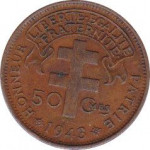 50 centimes - Afrique Équatoriale Française