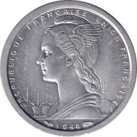 1 franc - Afrique Équatoriale Française