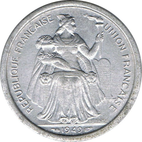 2 francs - Océanie Francaise
