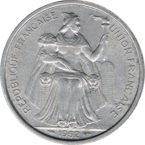 5 francs - French Oceania