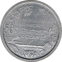50 centimes - Océanie Francaise