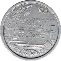 1 franc - French Oceania