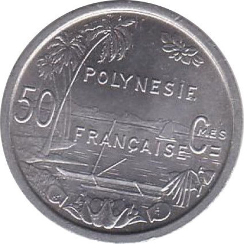 50 centimes - Polynésie française