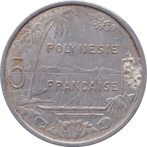 5 francs - Polynésie française