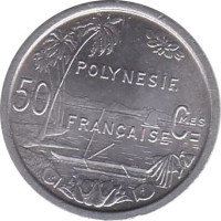 50 centimes - Polynésie