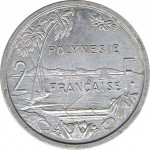 2 francs - Polynésie