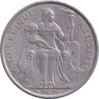 5 francs - Polynésie