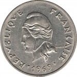 20 francs - Polynésie