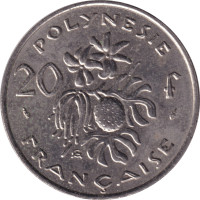 20 francs - Polynésie française