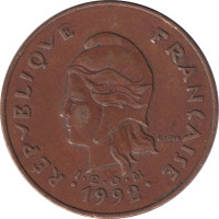 100 francs - Polynésie française