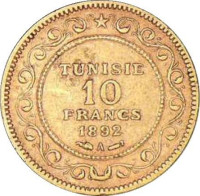10 francs - Protectorat français