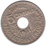 5 centimes - French Protectorate