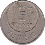 5 francs - French Protectorate