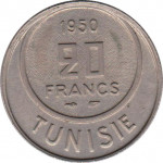 20 francs - French Protectorate