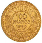 100 francs - French Protectorate
